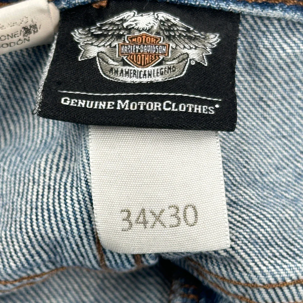 Harley Davidson Jeans - 32W 29L Blue Cotton - Image 6