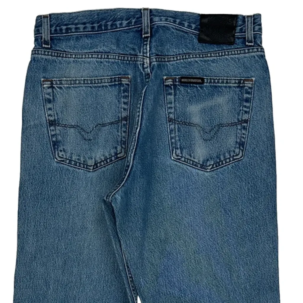 Harley Davidson Jeans - 32W 29L Blue Cotton - Image 7