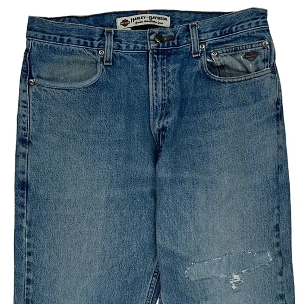 Harley Davidson Jeans - 32W 29L Blue Cotton - Image 9