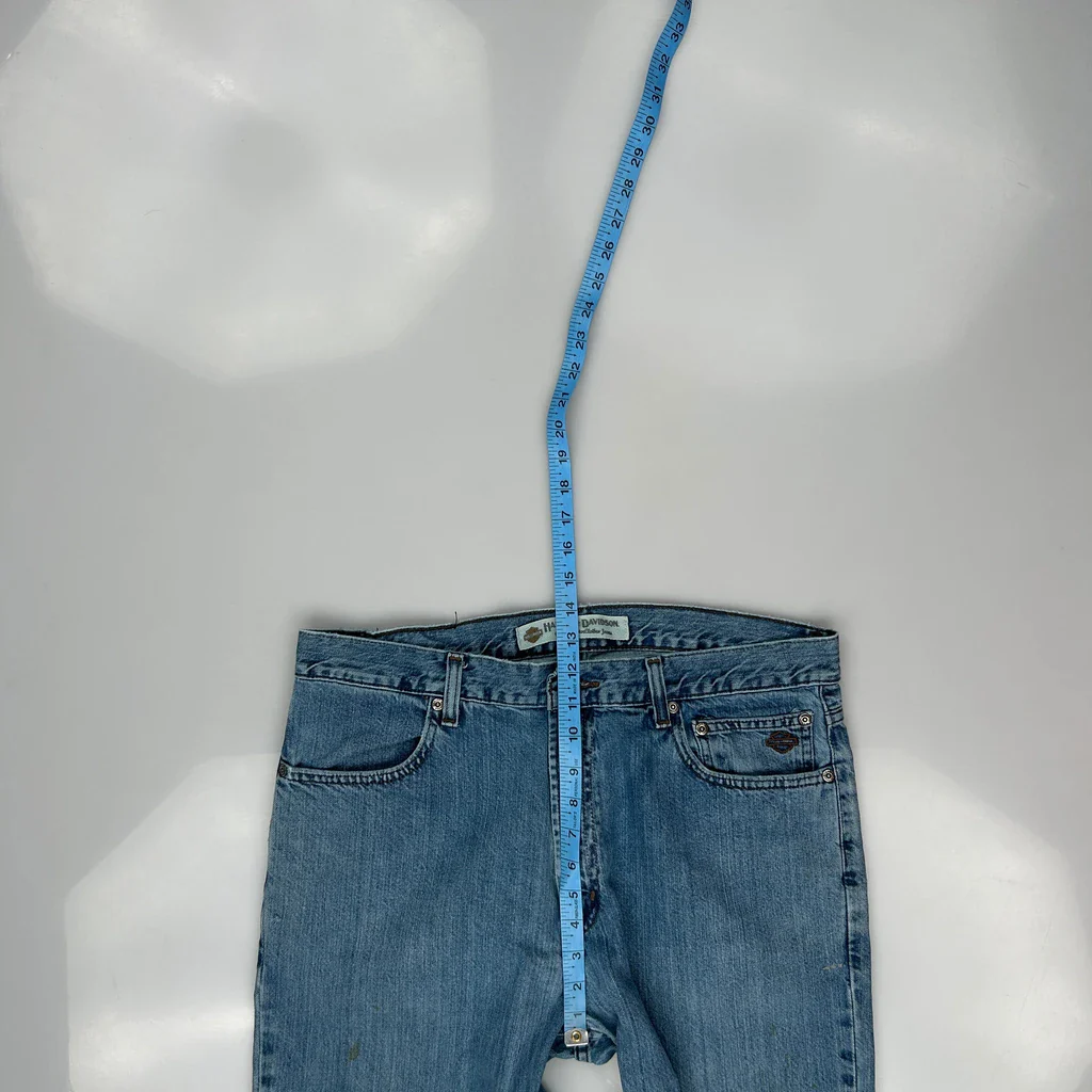 Harley Davidson Jeans - 35W 30L Blue Denim - Image 4