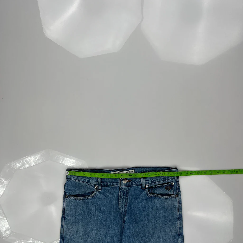 Harley Davidson Jeans - 35W 31L Blue Denim - Image 3