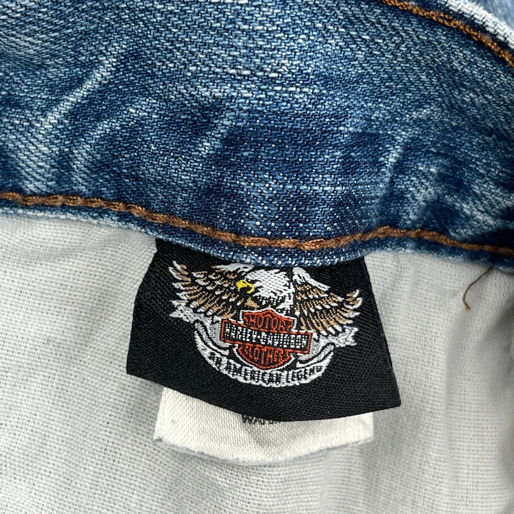 Harley Davidson Jeans - 35W 31L Blue Denim - Image 6