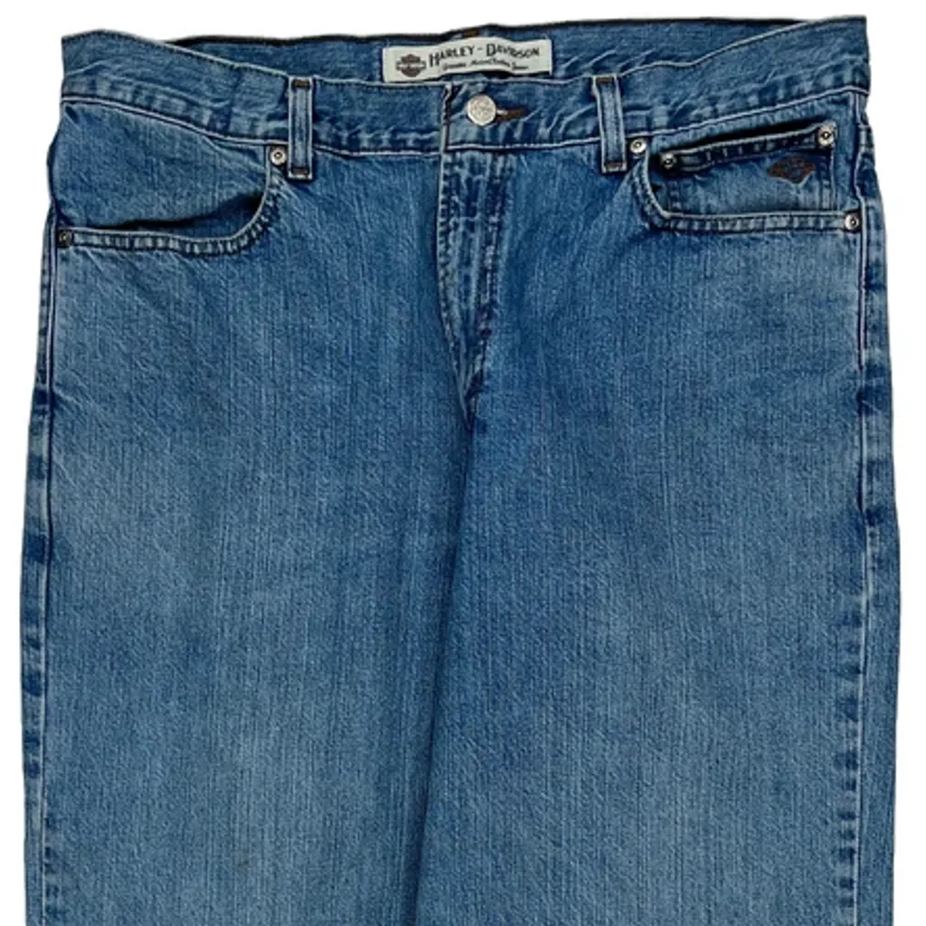 Harley Davidson Jeans - 35W 31L Blue Denim - Image 9