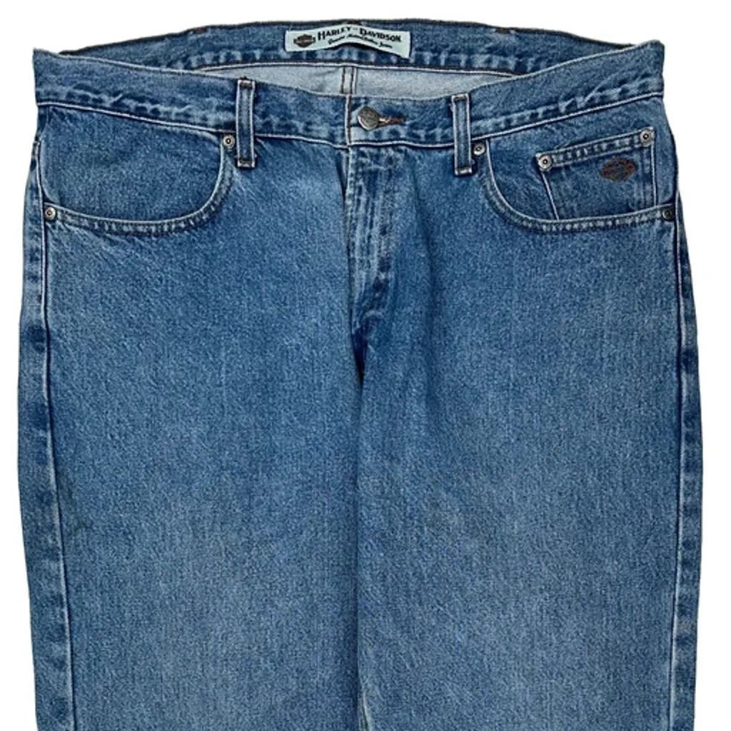 Harley Davidson Jeans - 36W 34L Blue Cotton - Image 10