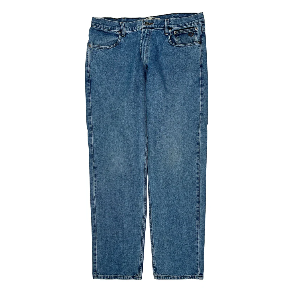 Harley Davidson Jeans - 36W 34L Blue Denim - Image 2