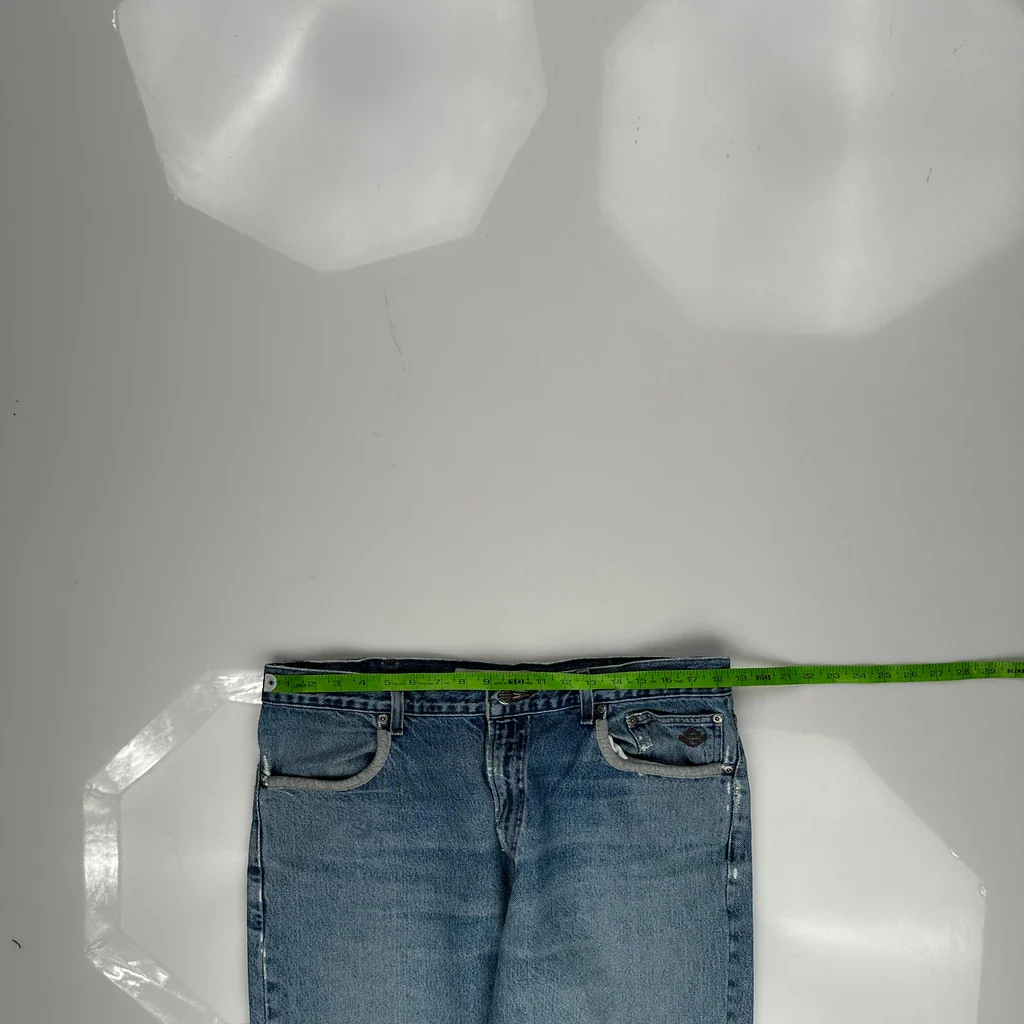 Harley Davidson Jeans - 36W 28L Blue Cotton - Image 3