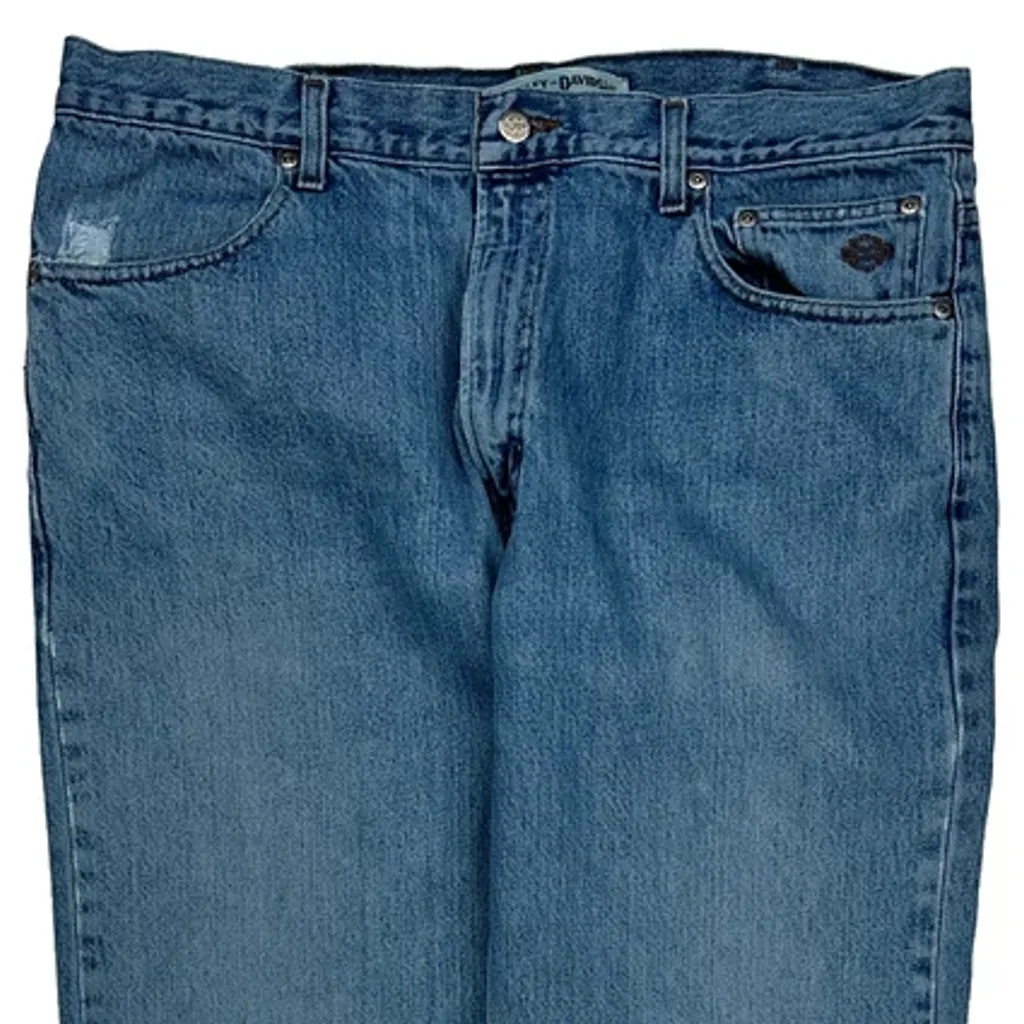 Harley Davidson Jeans - 38W 36L Blue Cotton - Image 10