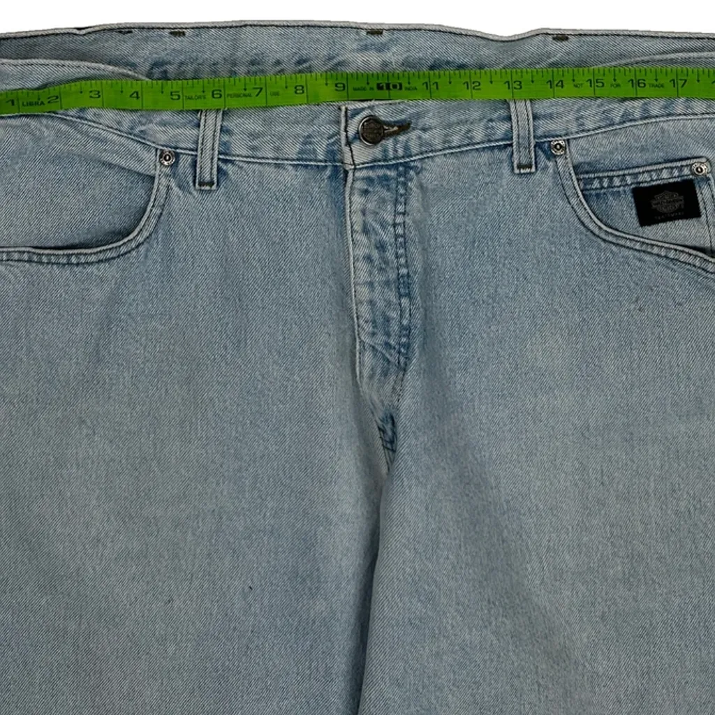 Harley Davidson Jeans - 38W 32L Light Wash Denim - Image 7