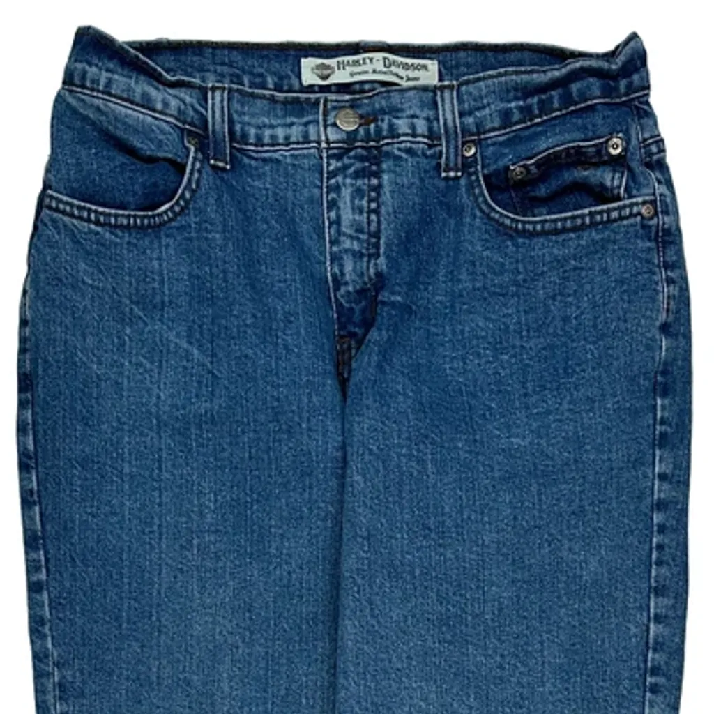Harley Davidson Jeans - 30W UK 10 Blue Cotton - Image 11
