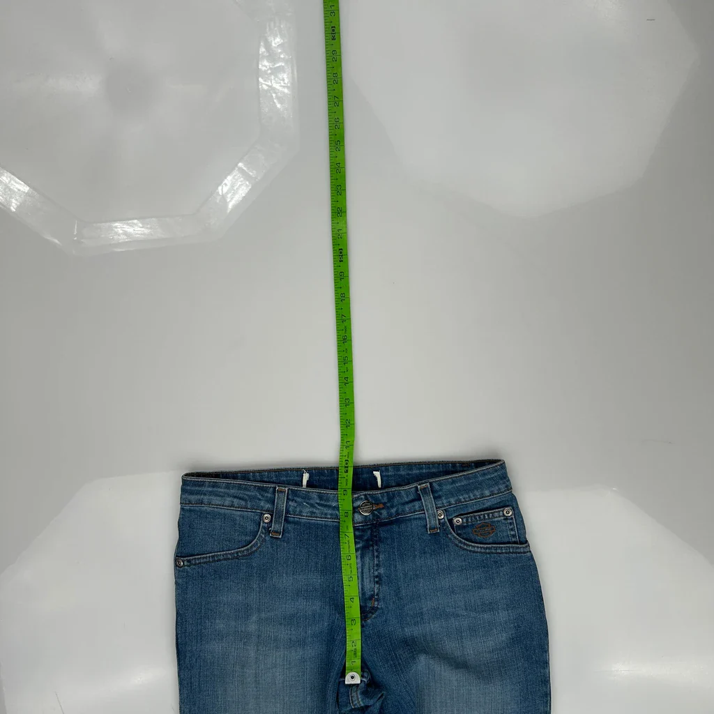 Harley Davidson Petite Jeans - 30W US 4 Blue Cotton - Image 4