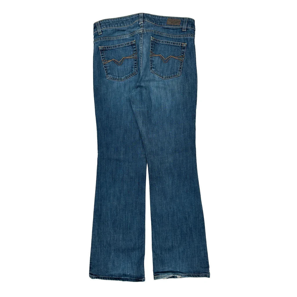Harley Davidson Boot Cut Jeans - 32W US 8 Blue Cotton