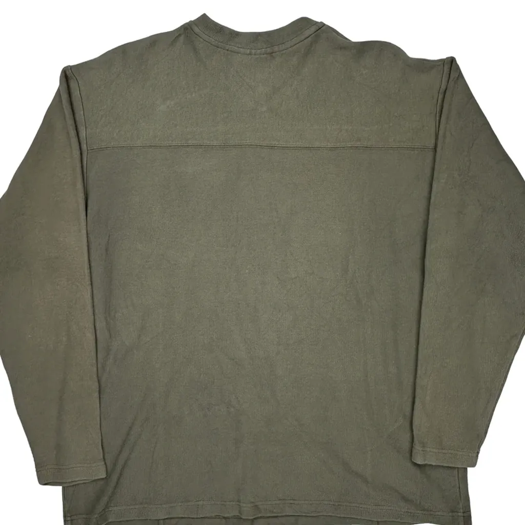 Harley Davidson Long Sleeve T-Shirt - Large Green Cotton - Image 6