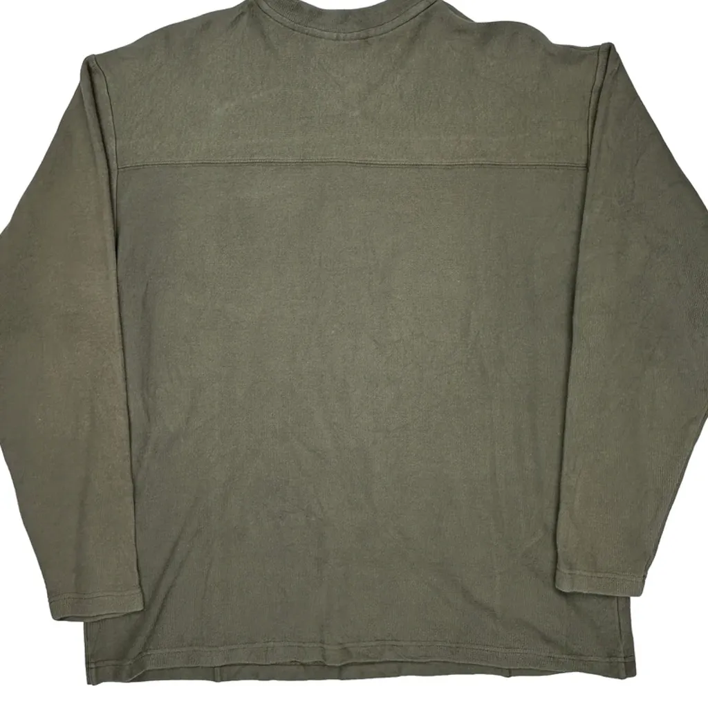 Harley Davidson Long Sleeve T-Shirt - Large Green Cotton - Image 7