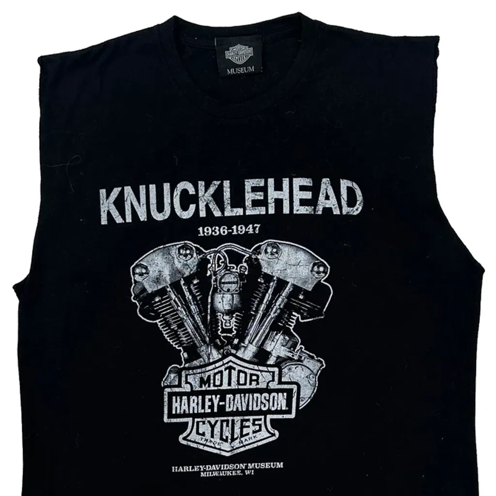 Harley-Davidson Museum Harley Davidson Graphic T-Shirt - Small Black Cotton - Image 4