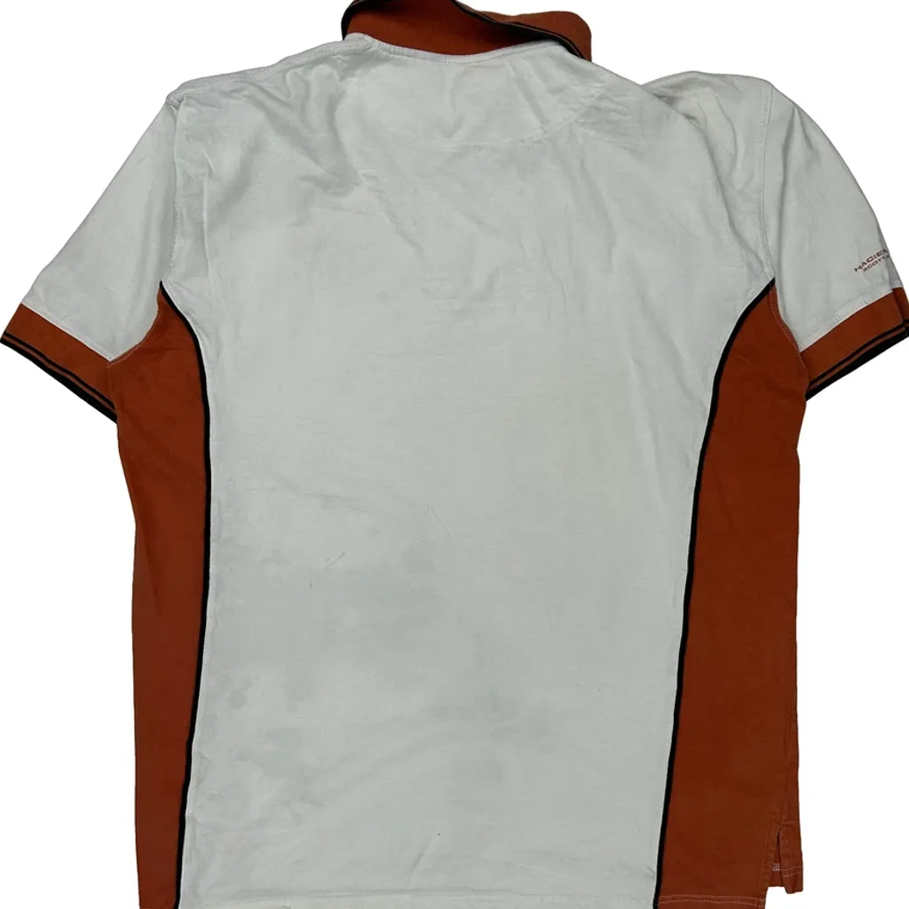 Harley Davidson Graphic Polo Shirt - XL White Cotton - Image 6