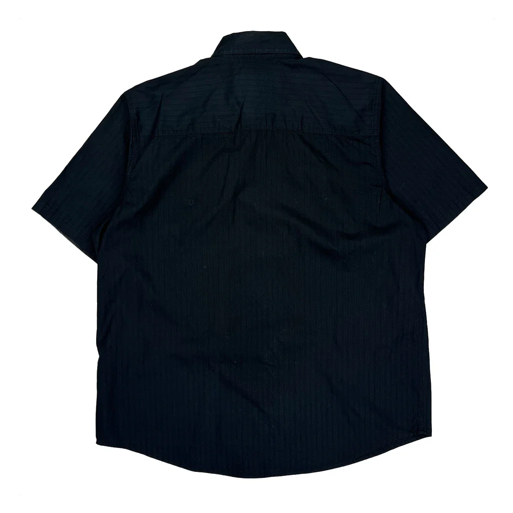 Harley Davidson Short Sleeve Shirt - XL Black Cotton Blend - Image 2