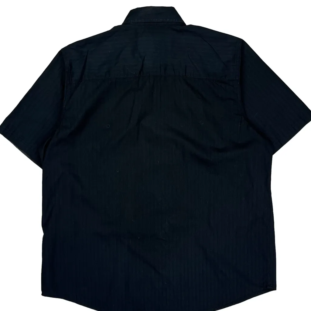 Harley Davidson Short Sleeve Shirt - XL Black Cotton Blend - Image 7