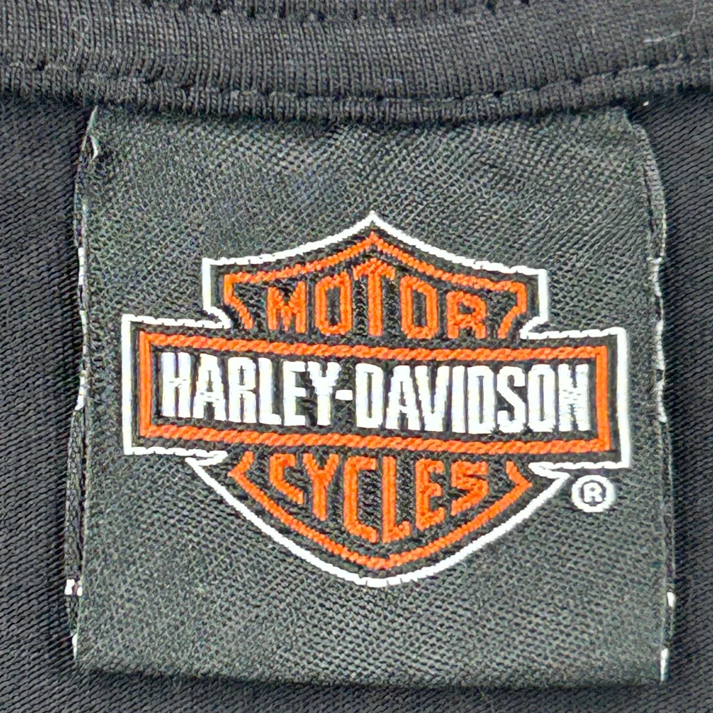 Harley Davidson Graphic T-Shirt - XS Black Cotton - Image 4