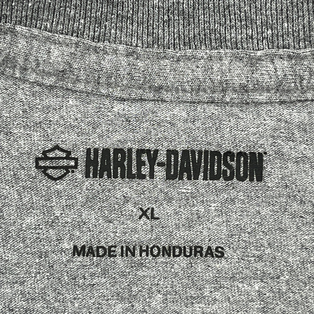 Harley Davidson Graphic T-Shirt - XL Grey Cotton - Image 5
