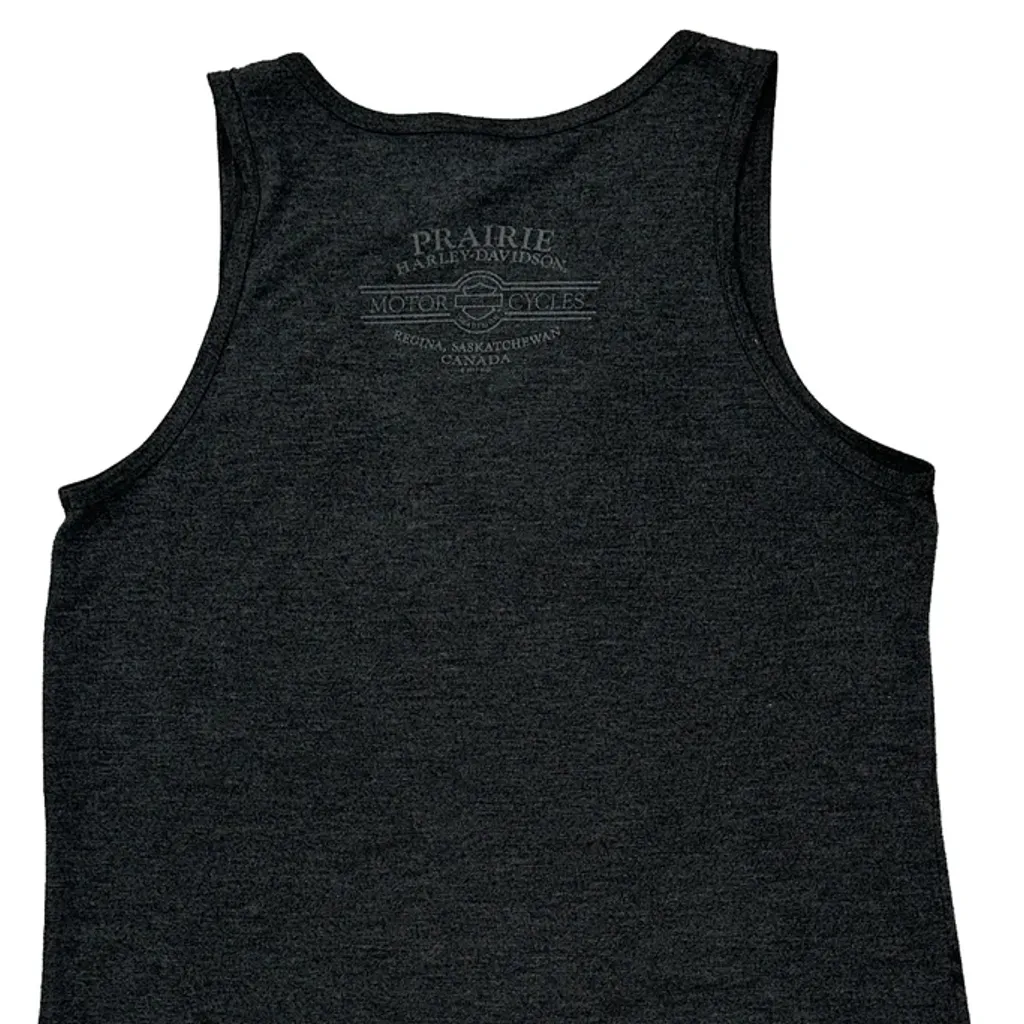 Harley Davidson Tank Top - Medium Gray Cotton - Image 7