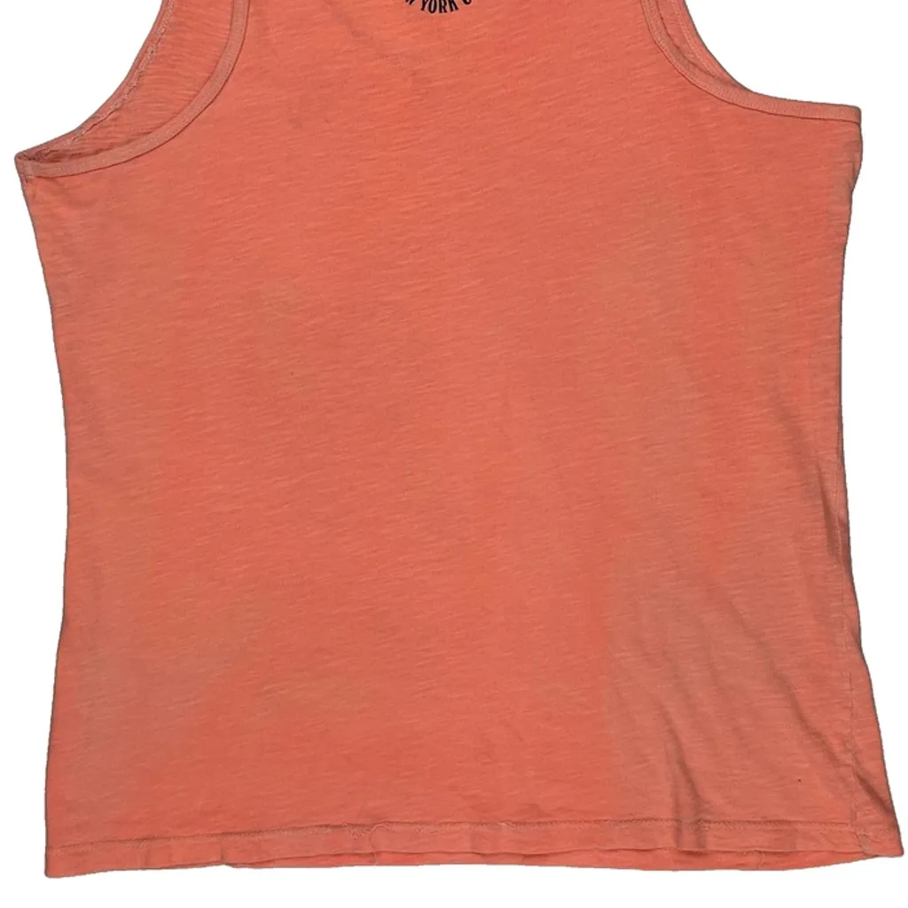 Harley Davidson Graphic Tank Top - XL Orange Cotton - Image 6
