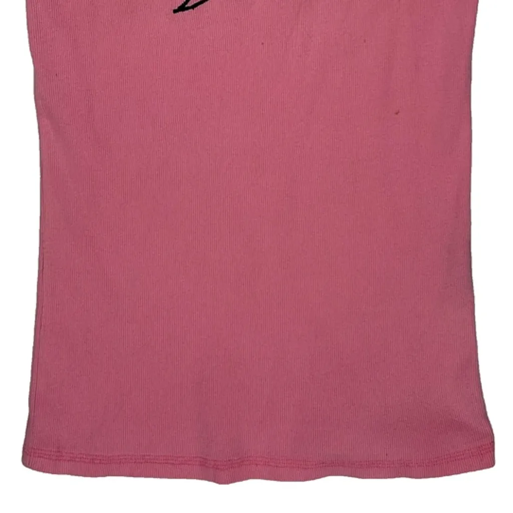 Harley Davidson Tank Top - Large Pink Cotton - Image 4