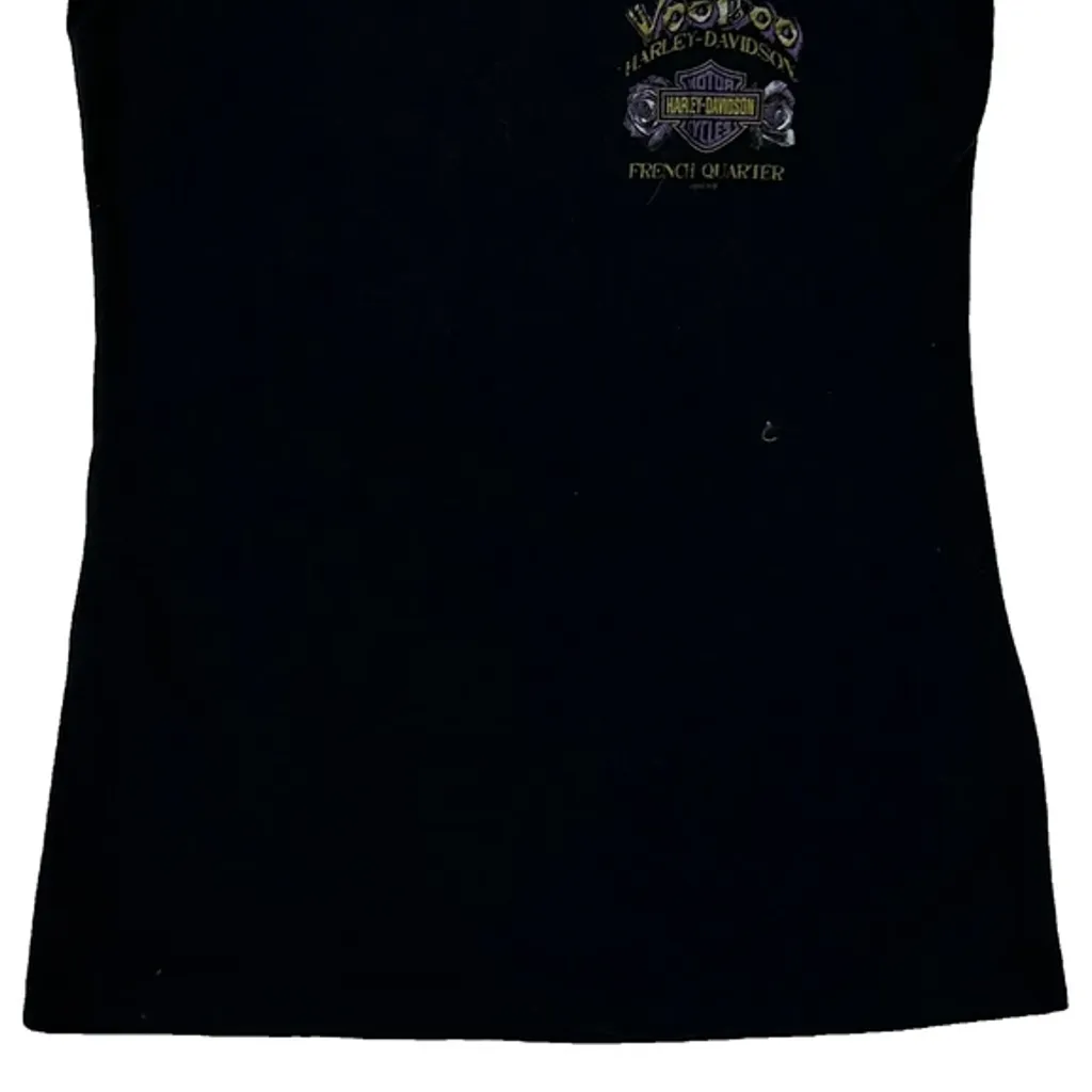Harley Davidson Graphic Vest - XL Black Cotton - Image 4