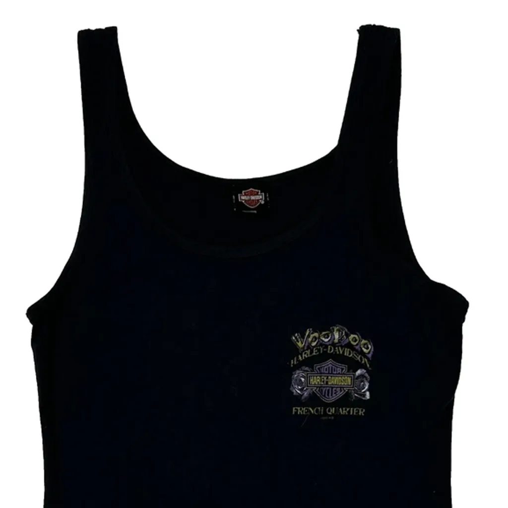Harley Davidson Graphic Vest - XL Black Cotton - Image 5