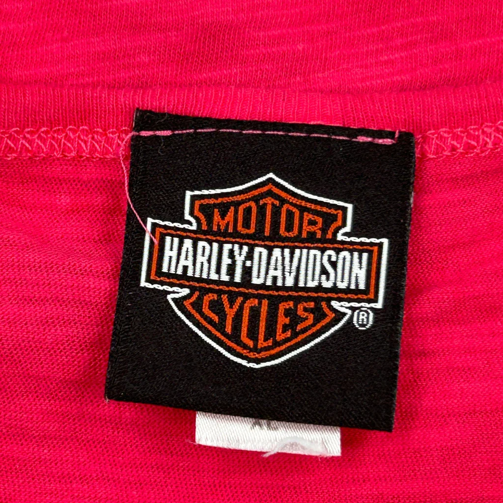 Harley Davidson Graphic Vest - XL Red Cotton - Image 3