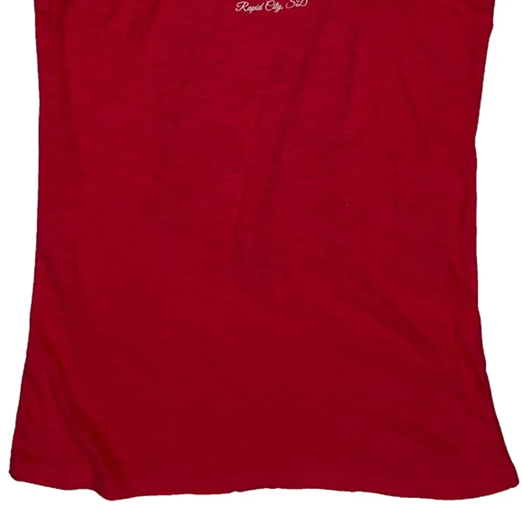 Harley Davidson Graphic Vest - XL Red Cotton - Image 6