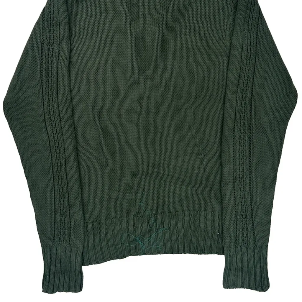 Harley Davidson Zip Up - Large Green Cotton - Image 7
