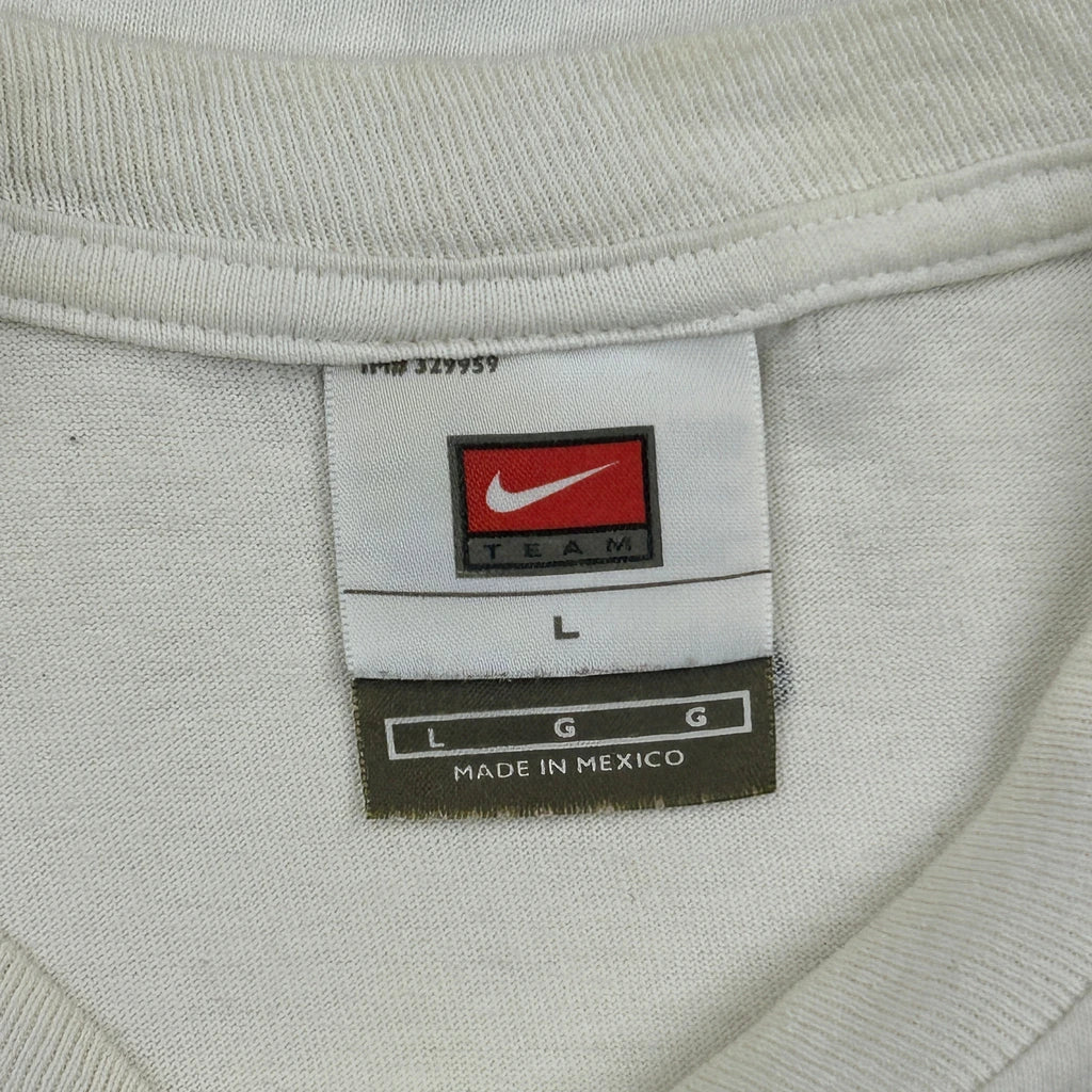 Hartford Hawks Volleyball Nike College T-Shirt - Large White Cotton - Image 3