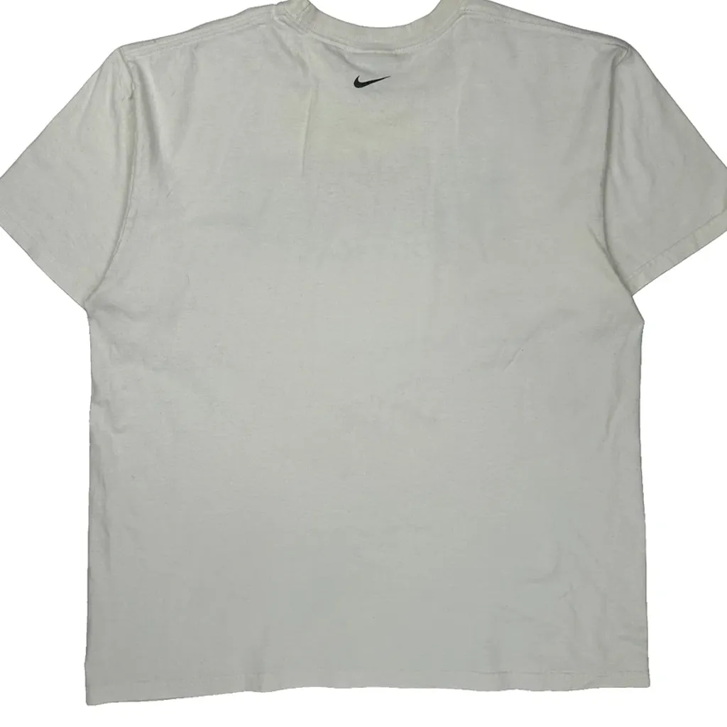 Hartford Hawks Volleyball Nike College T-Shirt - Large White Cotton - Image 7