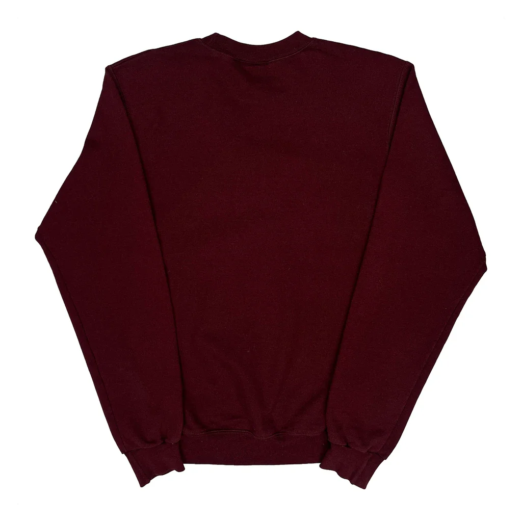 Harvard Champion College Sweatshirt - Small Burgundy Cotton - Image 2