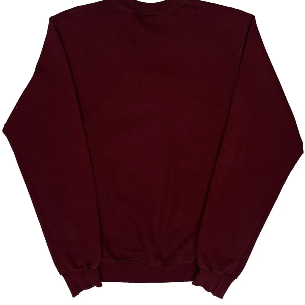 Harvard Champion College Sweatshirt - Small Burgundy Cotton - Image 6