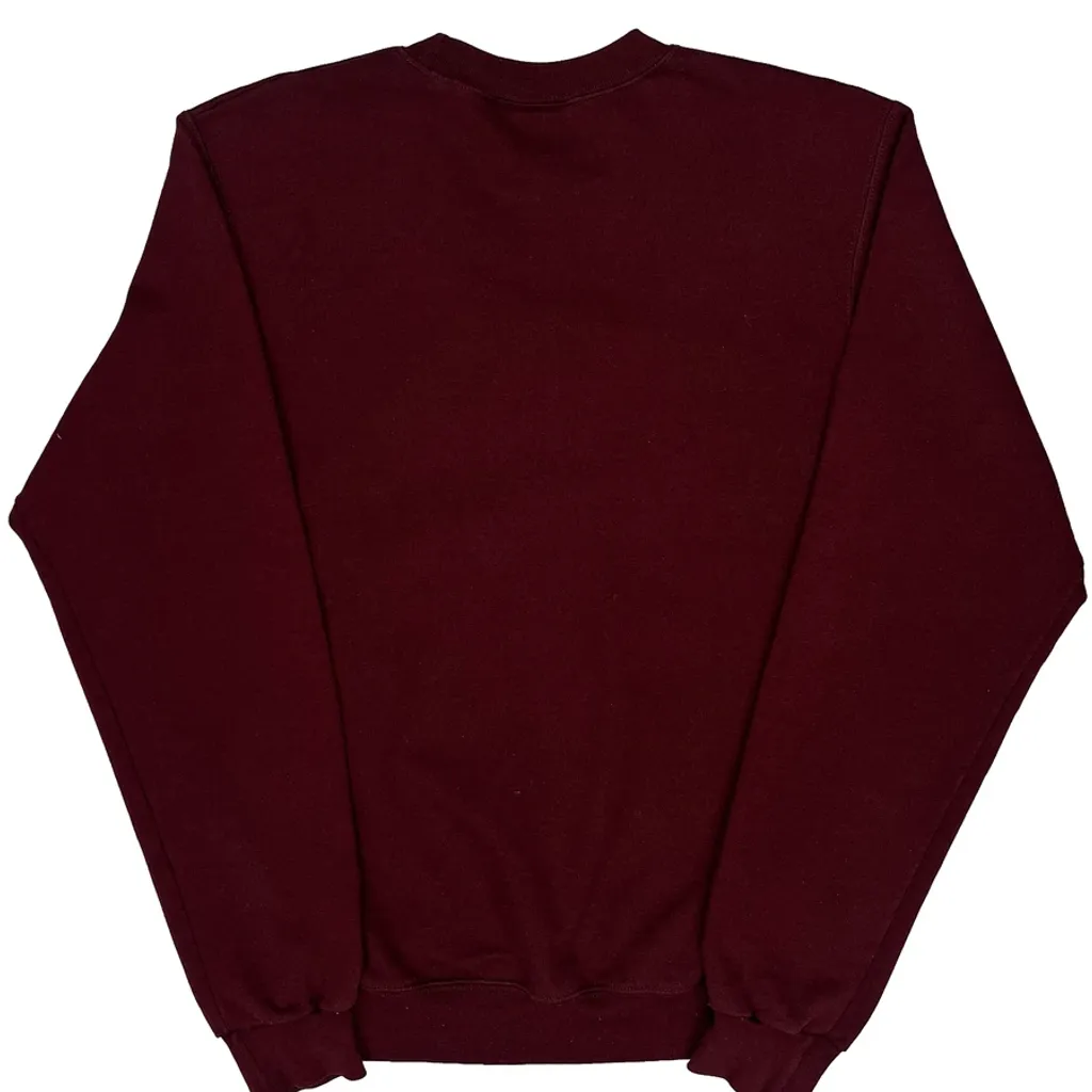 Harvard Champion College Sweatshirt - Small Burgundy Cotton - Image 7