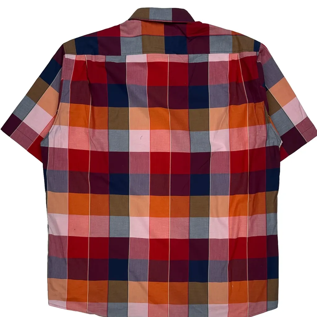 Haupt Checked Short Sleeve Shirt - XL Multicoloured Cotton - Image 6