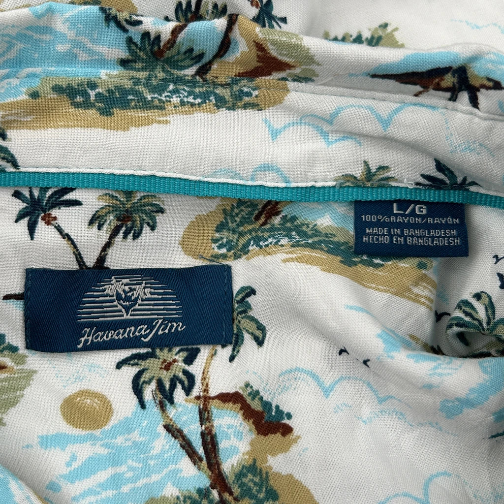 Havana Jim Floral Hawaiian Shirt - Large Multicoloured Viscose - Image 3