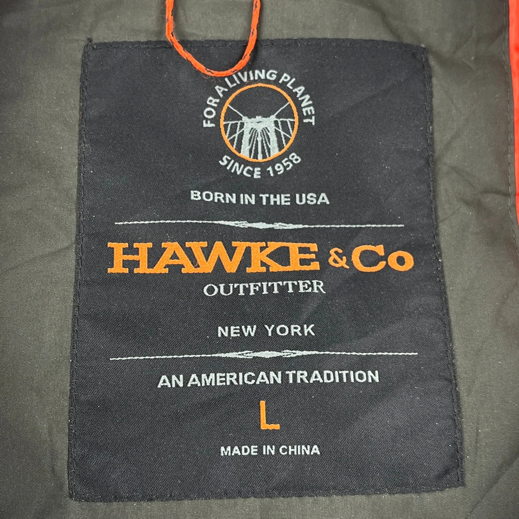 Hawk & Co Ma1 Bomber Jacket - Large Grey Polyester - Image 3