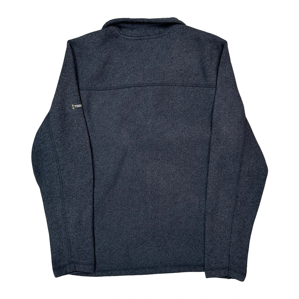 Hayward Baker Logo The North Face Fleece Jacket - Large Blue Polyester - Image 2