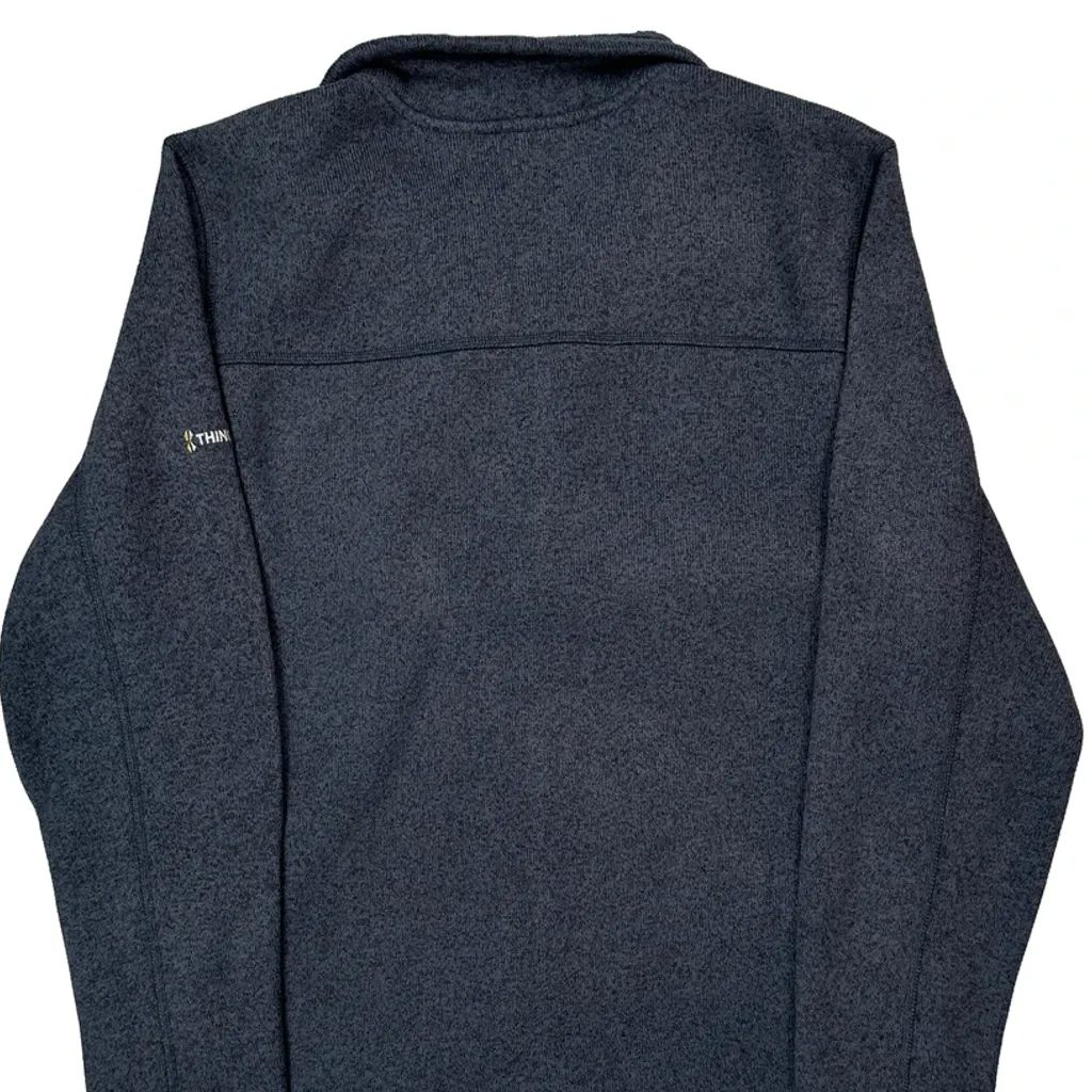 Hayward Baker Logo The North Face Fleece Jacket - Large Blue Polyester - Image 7