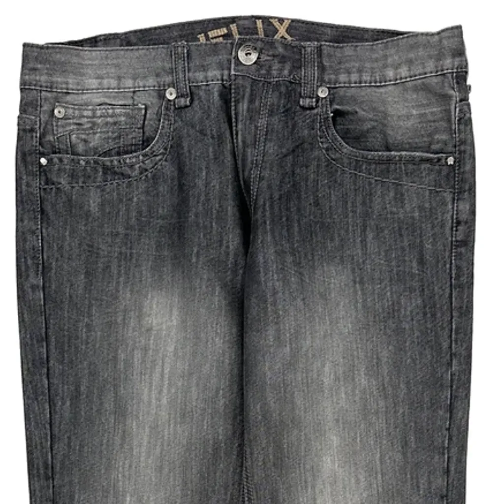 Helix Slim Jeans - 36W 34L Grey Cotton Blend - Image 10