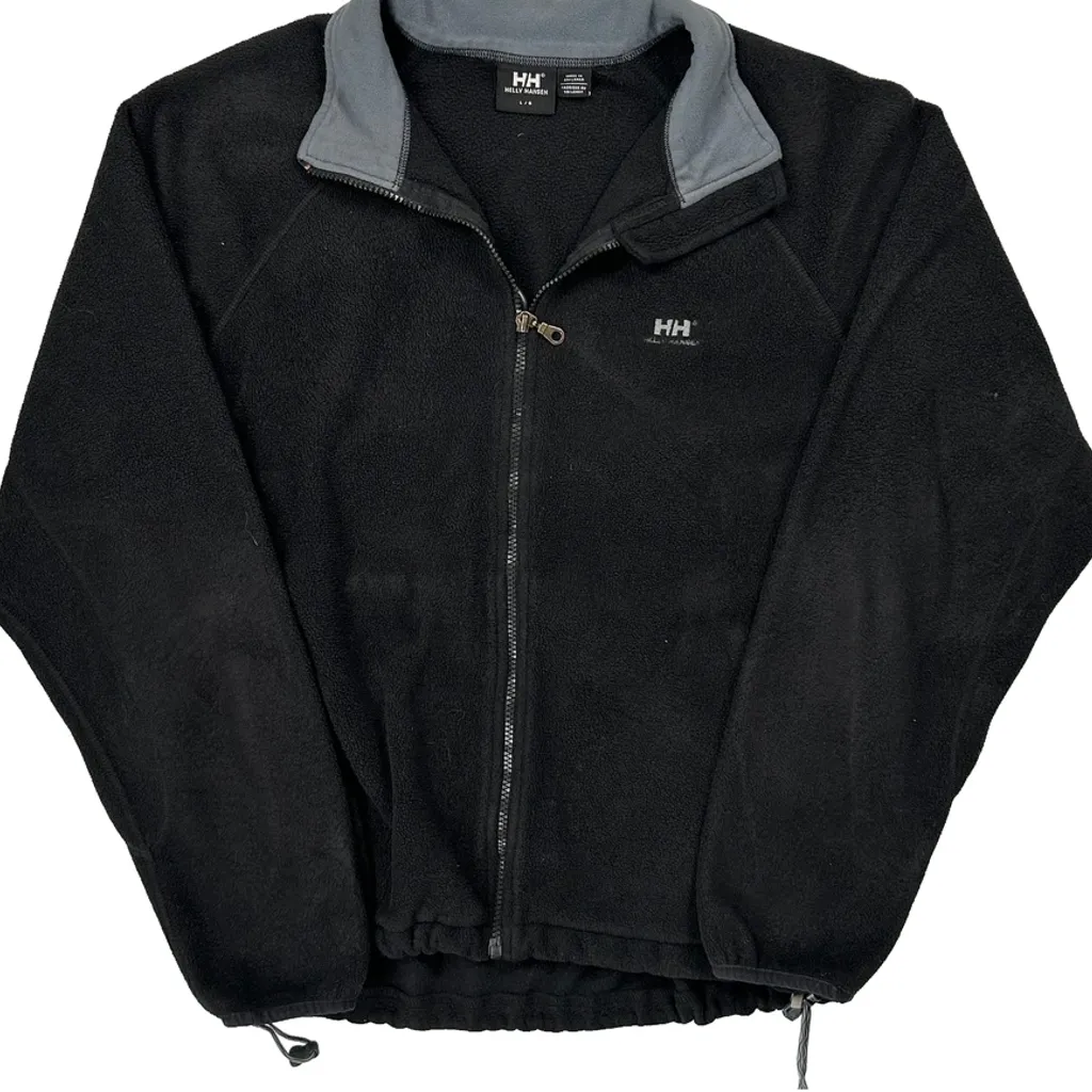 Helly Hansen Fleece Jacket - Large Black Polyester - Image 4
