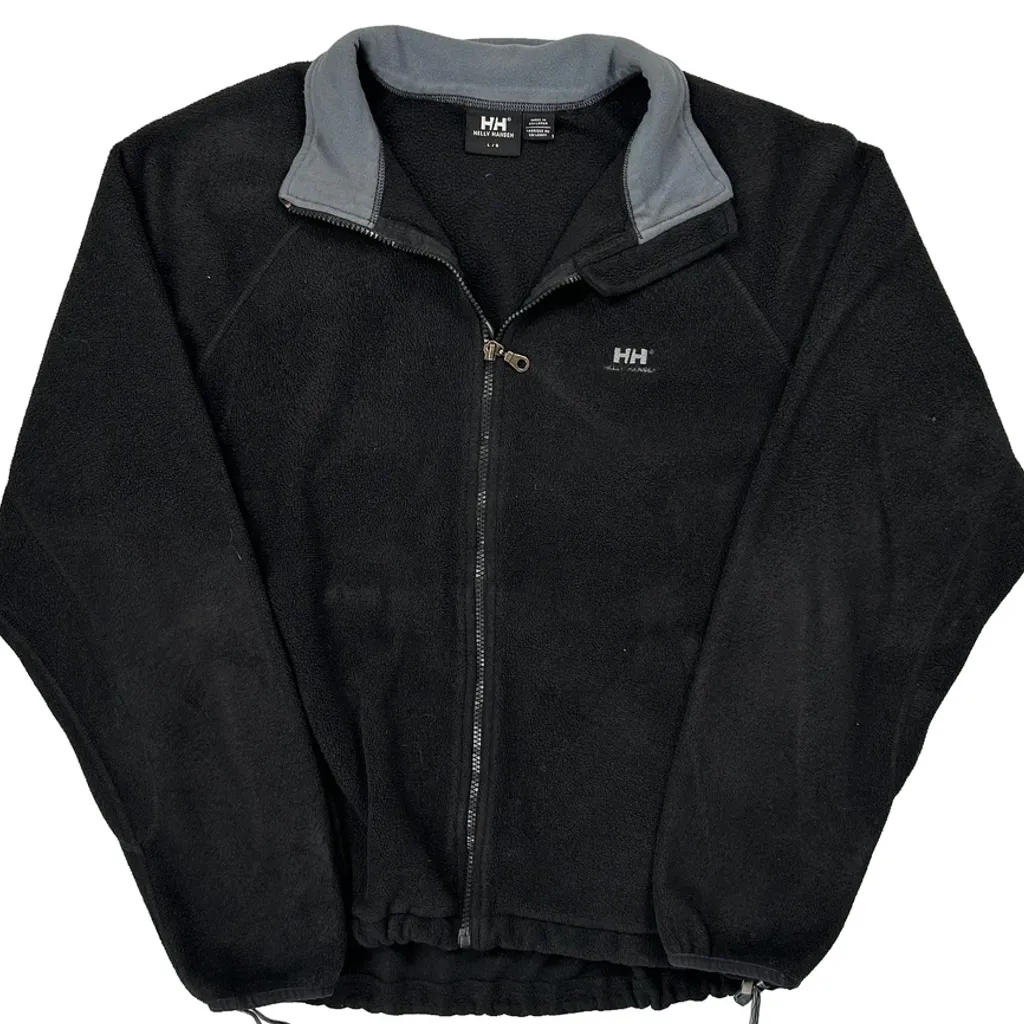 Helly Hansen Fleece Jacket - Large Black Polyester - Image 5