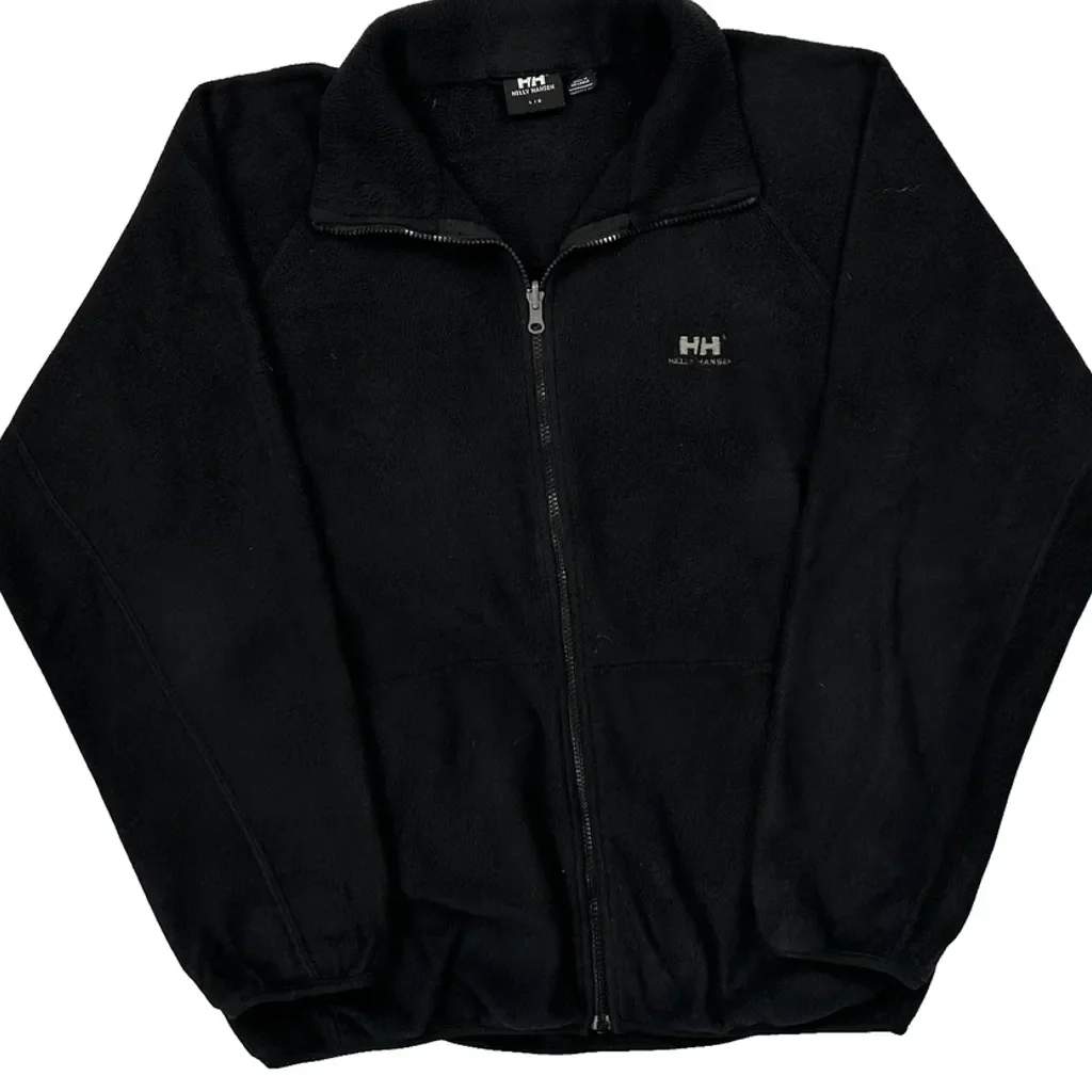 Helly Hansen Fleece Jacket - Large Black Polyester - Image 4