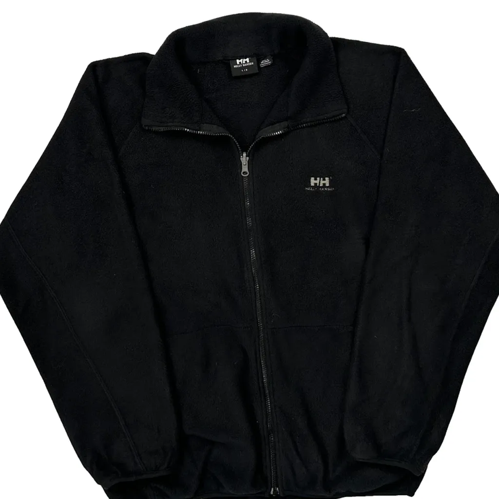 Helly Hansen Fleece Jacket - Large Black Polyester - Image 5