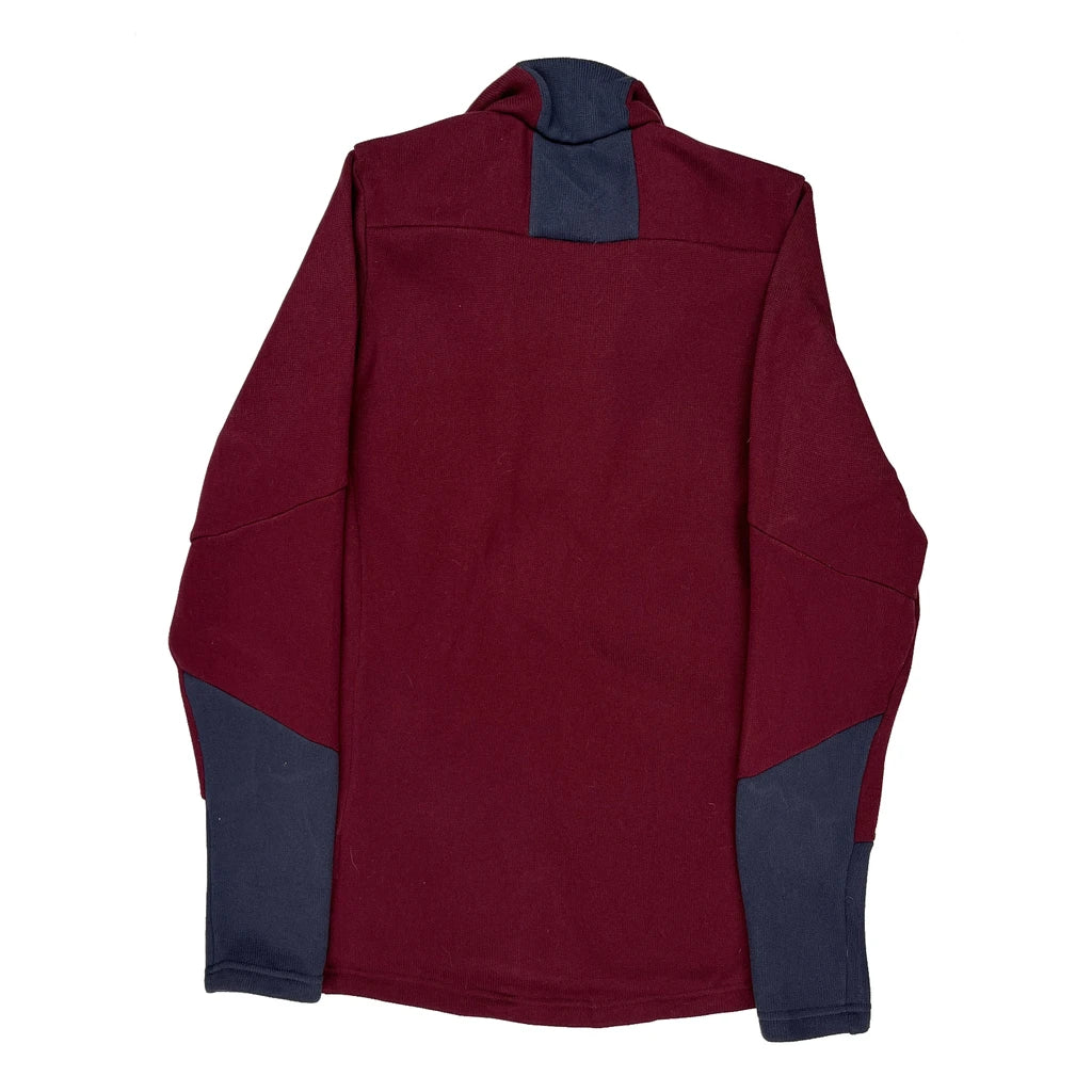 Helly Hansen Fleece Jacket - XL Burgundy Polyester - Image 2