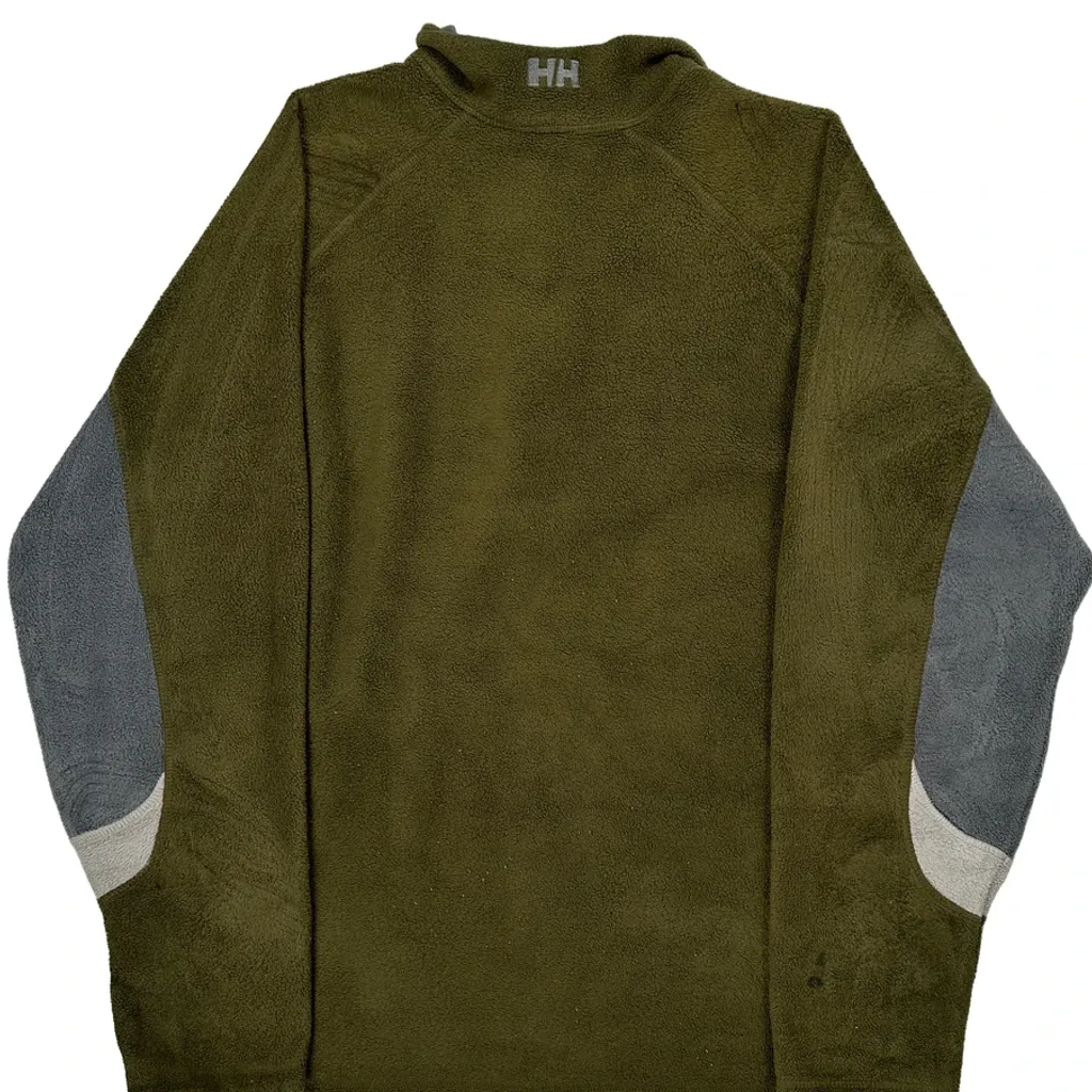 Helly Hansen Fleece Jacket - Medium Green Polyester - Image 7