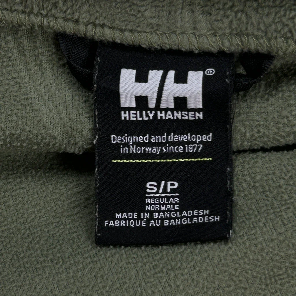 Helly Hansen Fleece Jacket - Small Green Polyester - Image 3