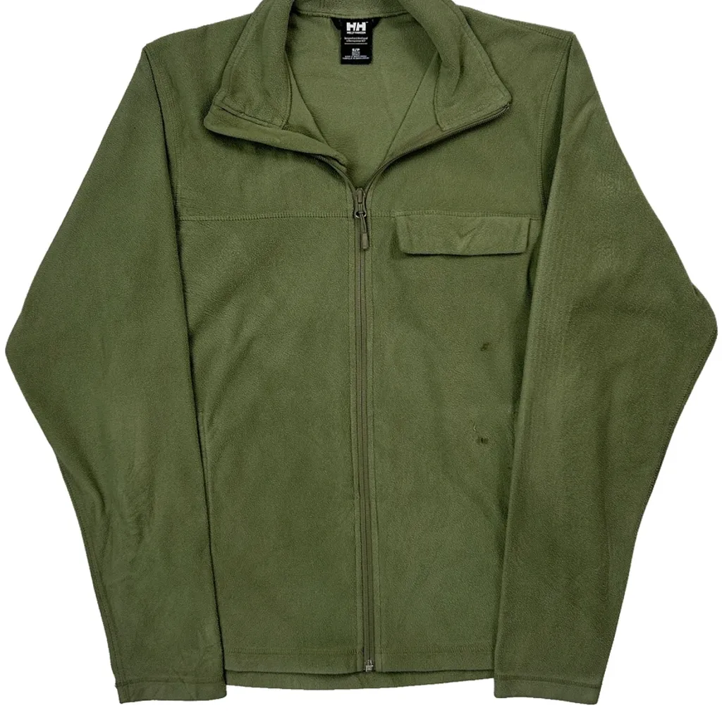 Helly Hansen Fleece Jacket - Small Green Polyester - Image 5